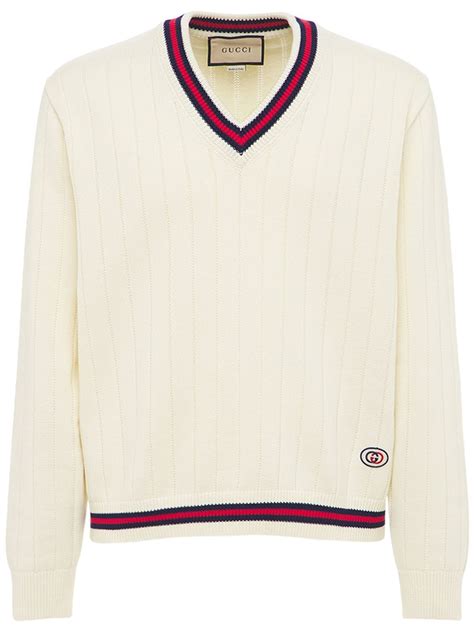 gucci v neck sweater dupe|gucci crew neck sweater.